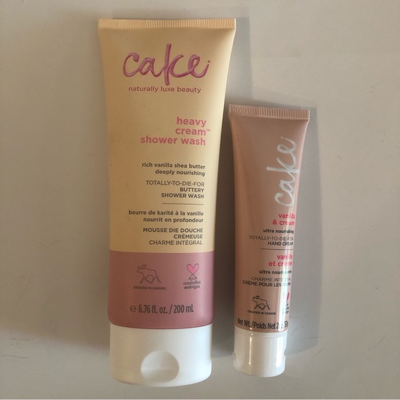 Cake Other - CAKE Shower Wash & Hand Cream Set NWT